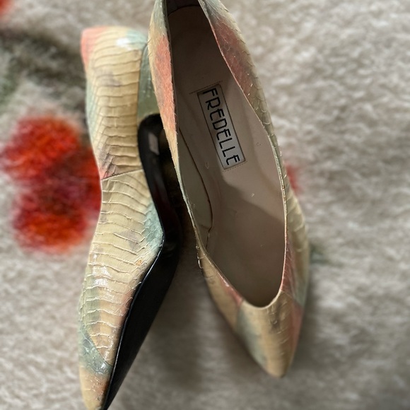 1980s tie dye python pumps - Picture 4 of 5